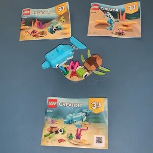 Lego creator 3 in 1 dolphin/seahorse/fish